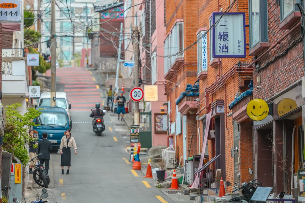 전포카페거리 골목 풍경