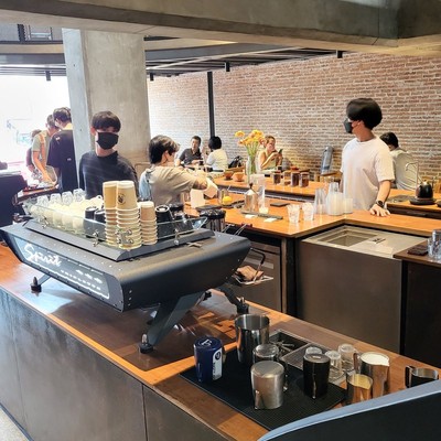 아카 아마 커피 프라싱점